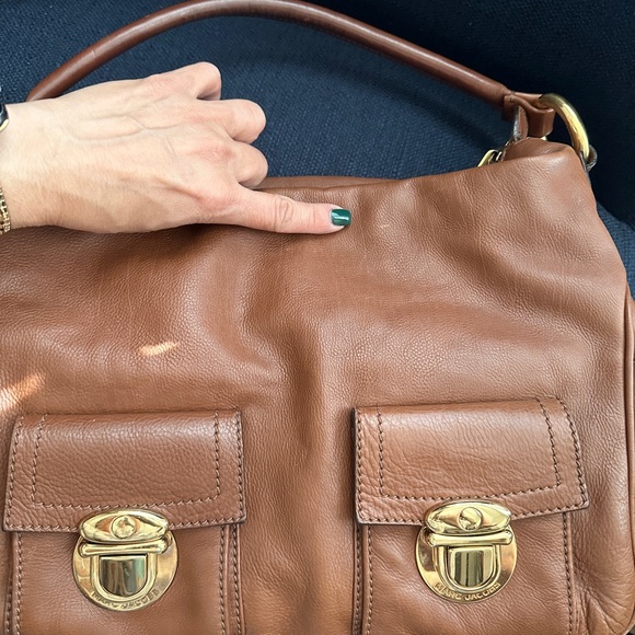 Marc Jacobs camel brown shoulder purse - Picture 9 of 15